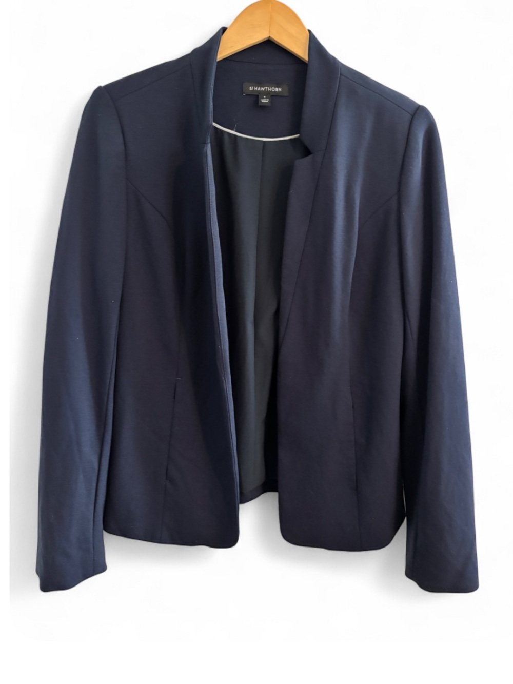 41 Hawthorn Navy blue blazer with satin lining, size M Women's